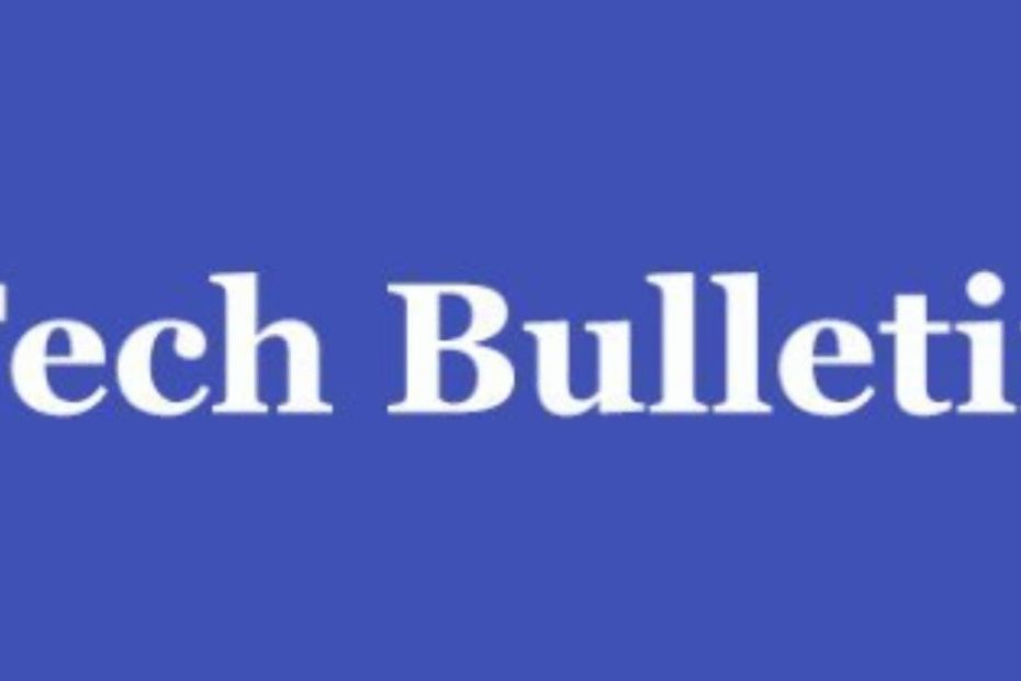 Tech Bulletin